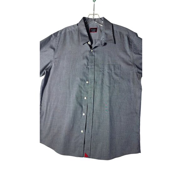 UNTUCKIT Short Sleeve Men's Casual Shirt Size XL Dark Gray - Picture 7 of 9
